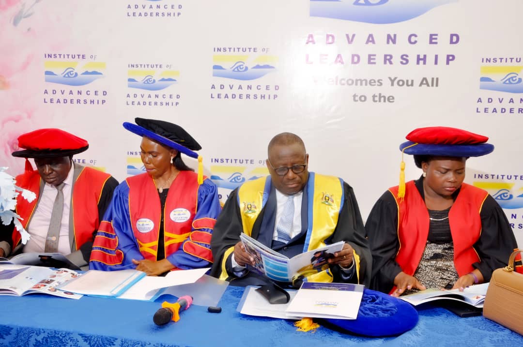 Hon. Amongin and Hon. Nyombi as guests of honour at an IAL Uganda graduation