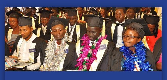 Graduands at an IAL Uganda graduation